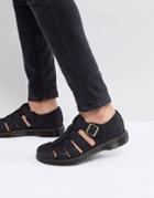 Dr Martens Revive Fenton Closed Sandals In Black - Black