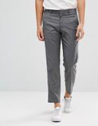 Mango Man Smart Pants In Dark Gray - Gray