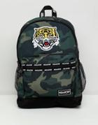 Hollister Tiger Backpack In Camo - Green