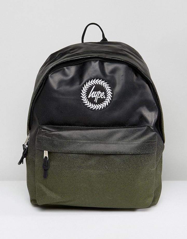 Hype Backpack In Black Speckle Fade - Black