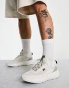 Pull & Bear Chunky Runner Sneakers In Stone-neutral