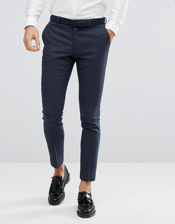 Selected Homme Skinny Winter Wedding Suit Pants - Navy