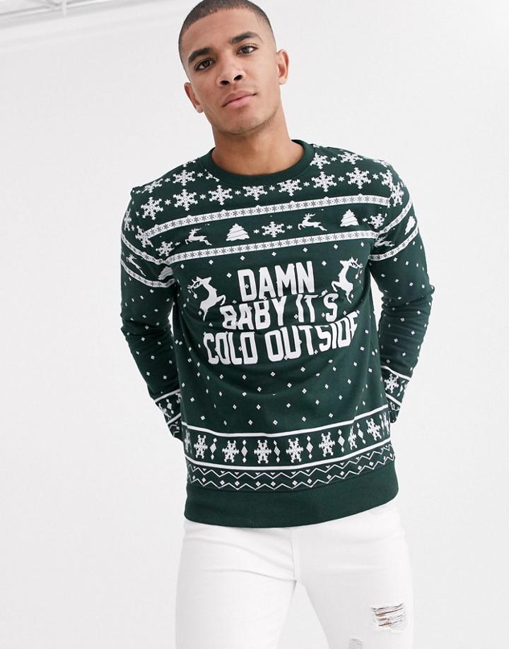 Soul Star Christmas Cold Outside Sweatshirt