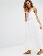 D.ra Brigitte Dress With Ruffle Top - Ivory