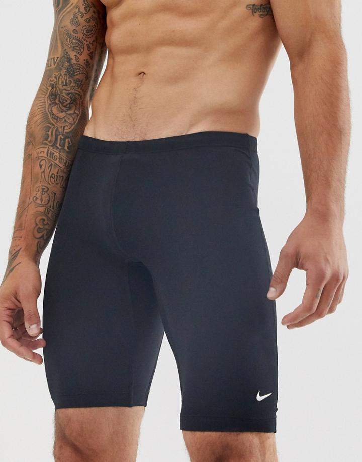 Nike Swim Jammer In Black