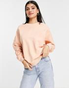 Quiksilver Oversized Sweatshirt In Pink