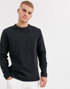 Tommy Hilfiger Delancy Long Sleeve Top In Black