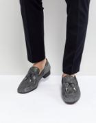 Jeffery West Jung Tassel Loafers In Gray - Gray