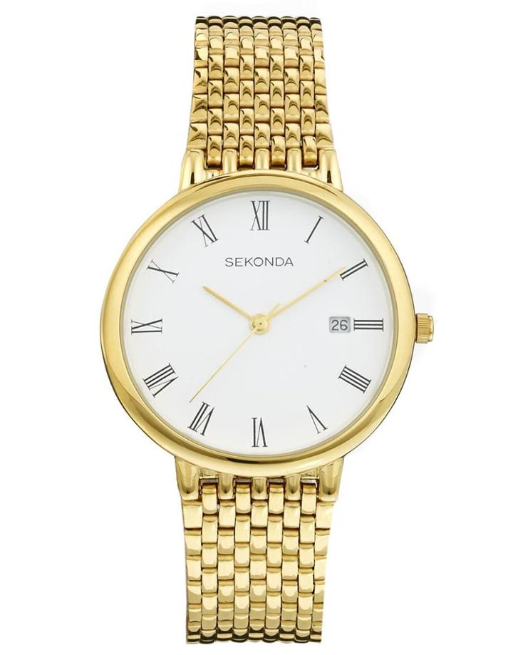 Sekonda Gold Bracelet Strap Watch