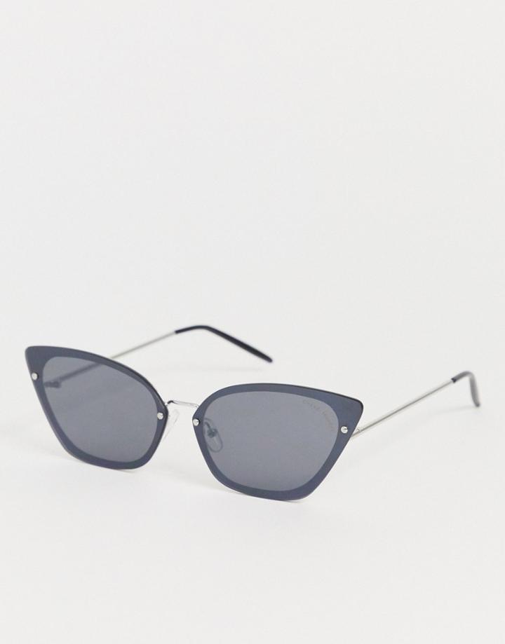 Cheap Monday Scorn Cat Eye Sunglasses - Black