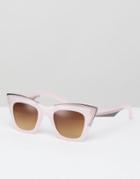 7x Cat Eye Sunglasses - Pink