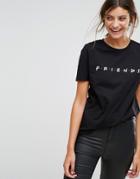 Stradivarius 'friends' T-shirt - White