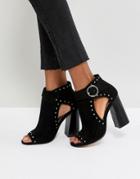Asos Tamara Studded High Heeled Sandals - Black
