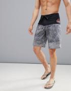 Quiksilver Fluid Force Swim Shorts In Black - Black