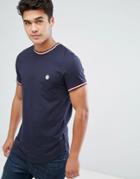 Le Breve Ringer T-shirt - Navy