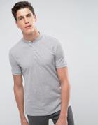 Selected Homme Polo In Marl - Gray