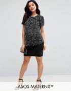 Asos Maternity Jersey Mini Skirt - Black