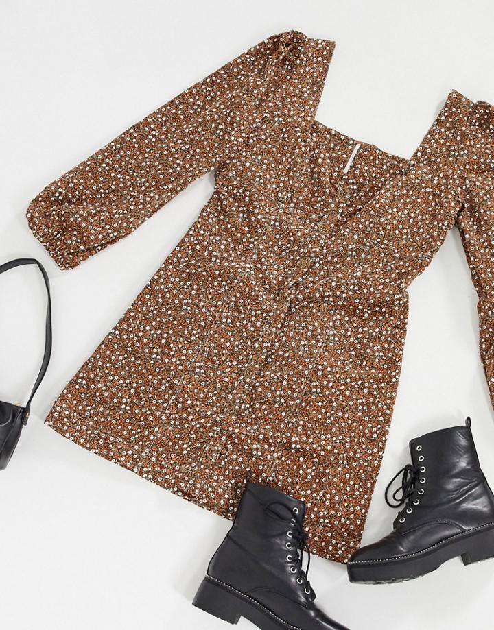 Free People Call Me Mini Dress In Black