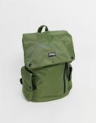 Spiral Journey Backpack In Khaki - Green