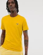 Barbour Beacon Small Logo T-shirt In Yellow