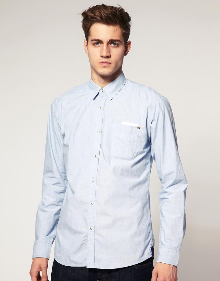 Selected Wind Shirt - Blue