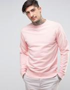 Edwin Classic Crew Sweater Pink - Pink