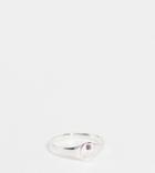 Kingsley Ryan June Birthstone Ring In Sterling Silver With Light Amethyst Crystal