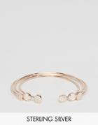 Carrie Elizabeth Semi Precious Moonstone Cuffs - Gold