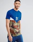 Adidas Originals Camo Pack T-shirt Ay8107 - Blue