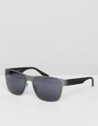 Esprit Metal Square Sunglasses In Gray - Gray