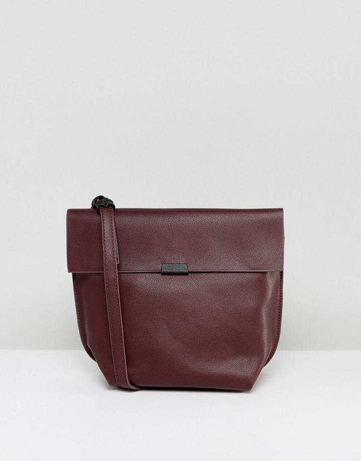 Warehouse Bonded Crossbody Bag - Red