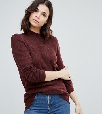 Y.a.s Tall Knitted Sweater - Brown