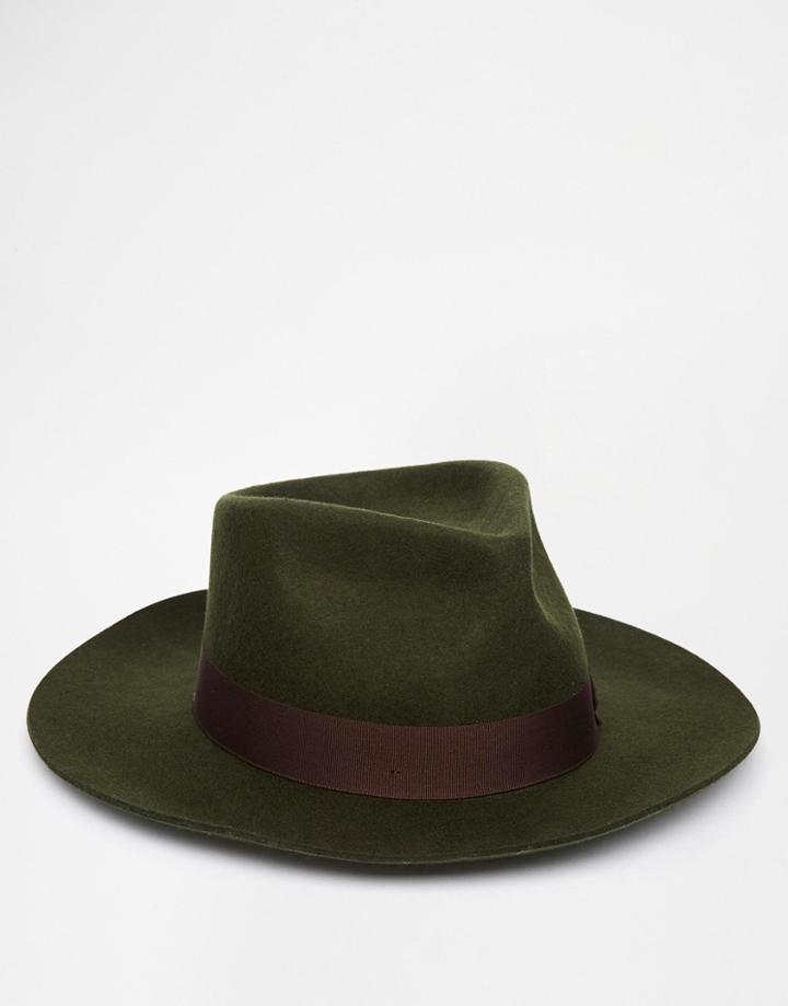 Brixton Lopez Fedora - Green