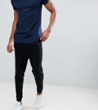 Asos Design Tall Drop Crotch Sweatpants-black
