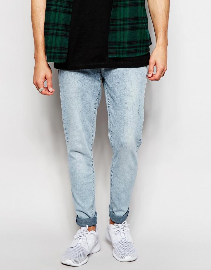 Systvm Skinny Jean Nickel Light Blue - Blue