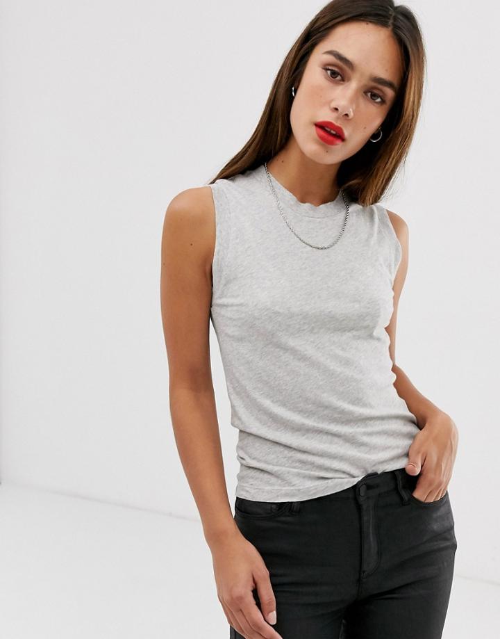 Allsaints Imogen Tank-gray
