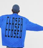 Collusion Football Style Top In Blue With Back Print - Blue