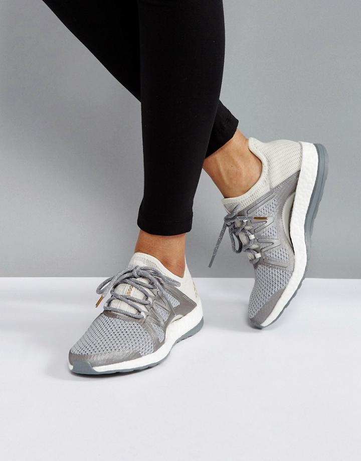 Adidas Training Pureboost Xpose Sneakers In Gray - Gray