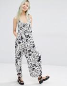 Weekday Floral Cami Jumpsuit - Multi