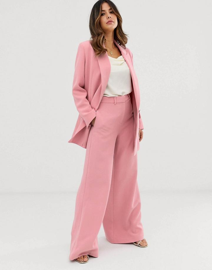 Asos Edition Wide Leg Pants - Pink