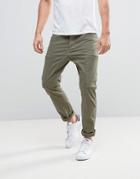 Esprit Cargo Pant With Multi Pockets In Slim Fit - Green