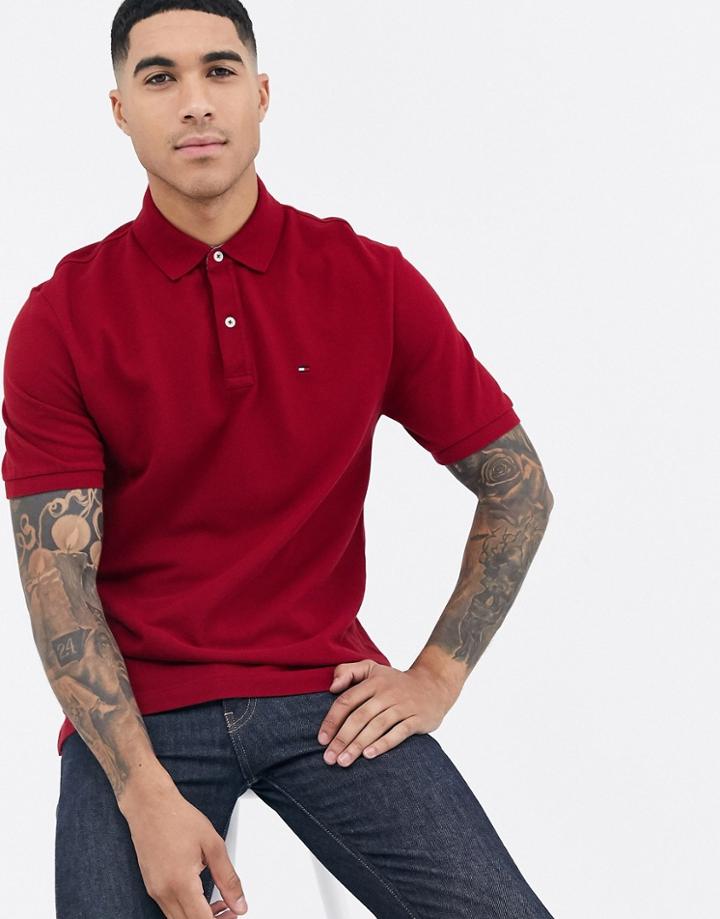 Tommy Hilfiger Ivy Custom Fit Polo Shirt In Red