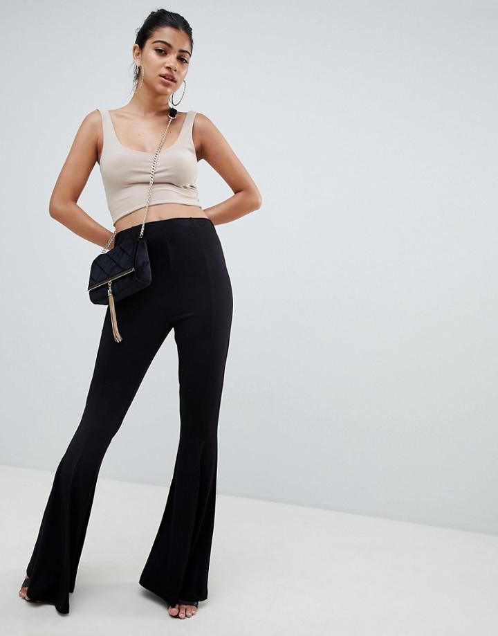 Asos Design Extreme Flare Leggings - Black
