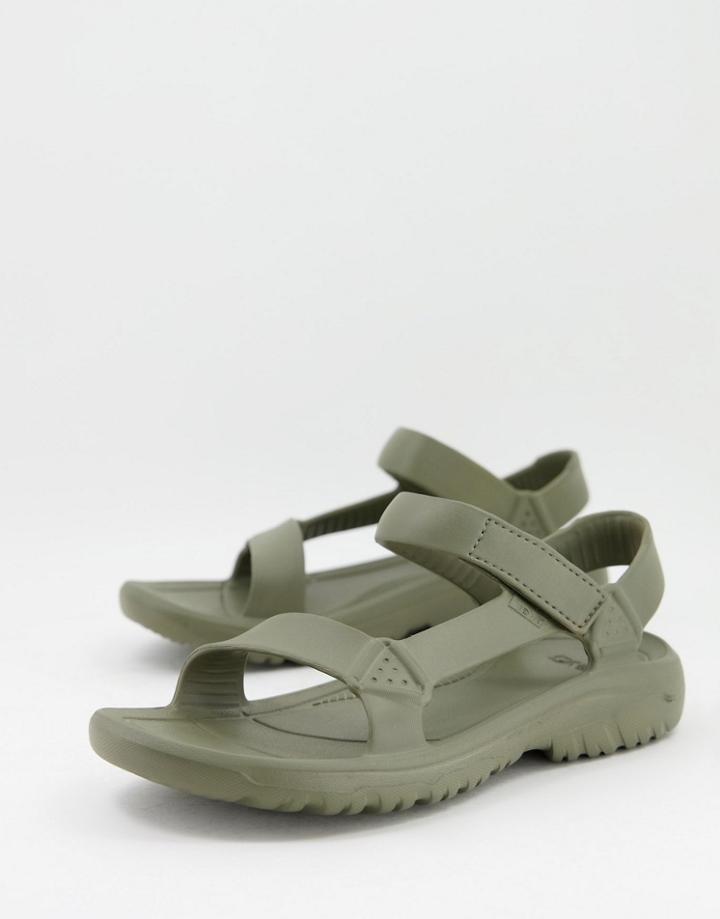 Teva Hurricane Drift Eva Sandals In Olive-green