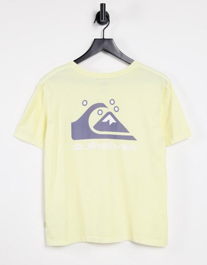 Quiksilver Standard T-shirt In Yellow