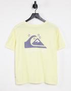 Quiksilver Standard T-shirt In Yellow