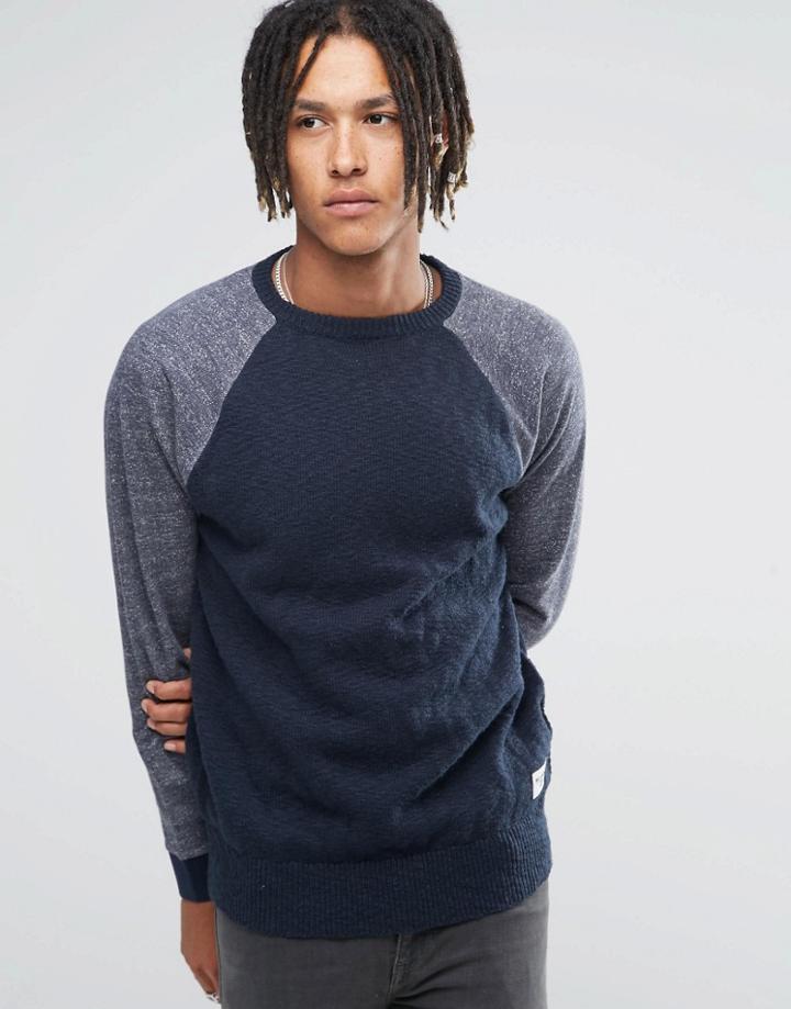 Billabong Raglan Crew Neck Sweat - Blue