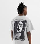 Reclaimed Vintage Inspired T-shirt With Ripped Photographic Print - Gray