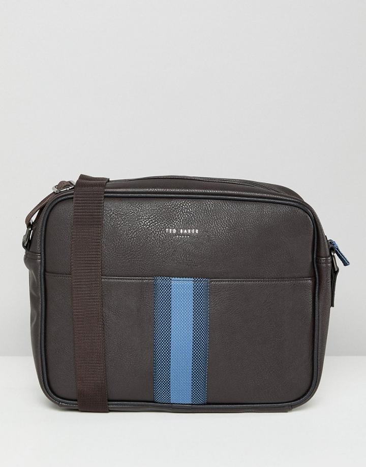 Ted Baker Delano Webbing Messenger Bag - Brown