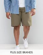 Loyalty And Faith Plus Chino Shorts - Green